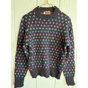 Vintage Boston Traders 100% Pure Wool Sweater | Colorful Knit | Unisex